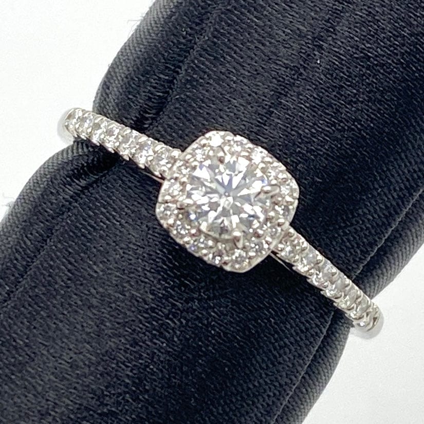 LUXURY PROMISE F-SI1-EX-N Pt900 Dial Ring D0.237 D0.19 3.3 Medium 51610 US6.75