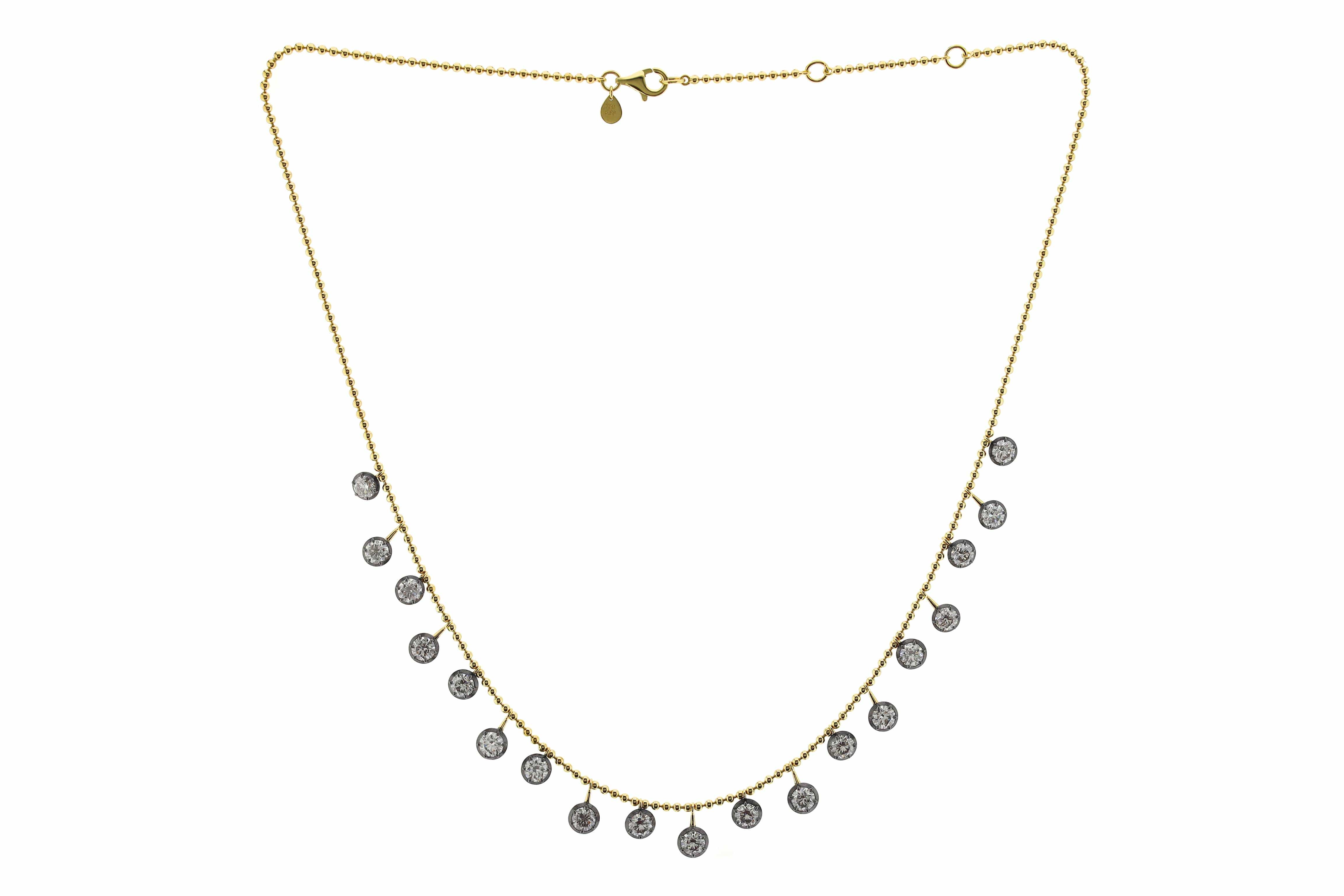 Luxury Promise 5.88ct WH SD (G-H/VS-SI) NECKLACE C13027 part 1 and 2 invoice the item is divided in price