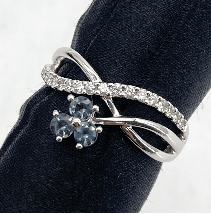 Luxury Promise 750 Alexandrite Ring AL0.29 D0.19 4g Other Analysis US 6 53143