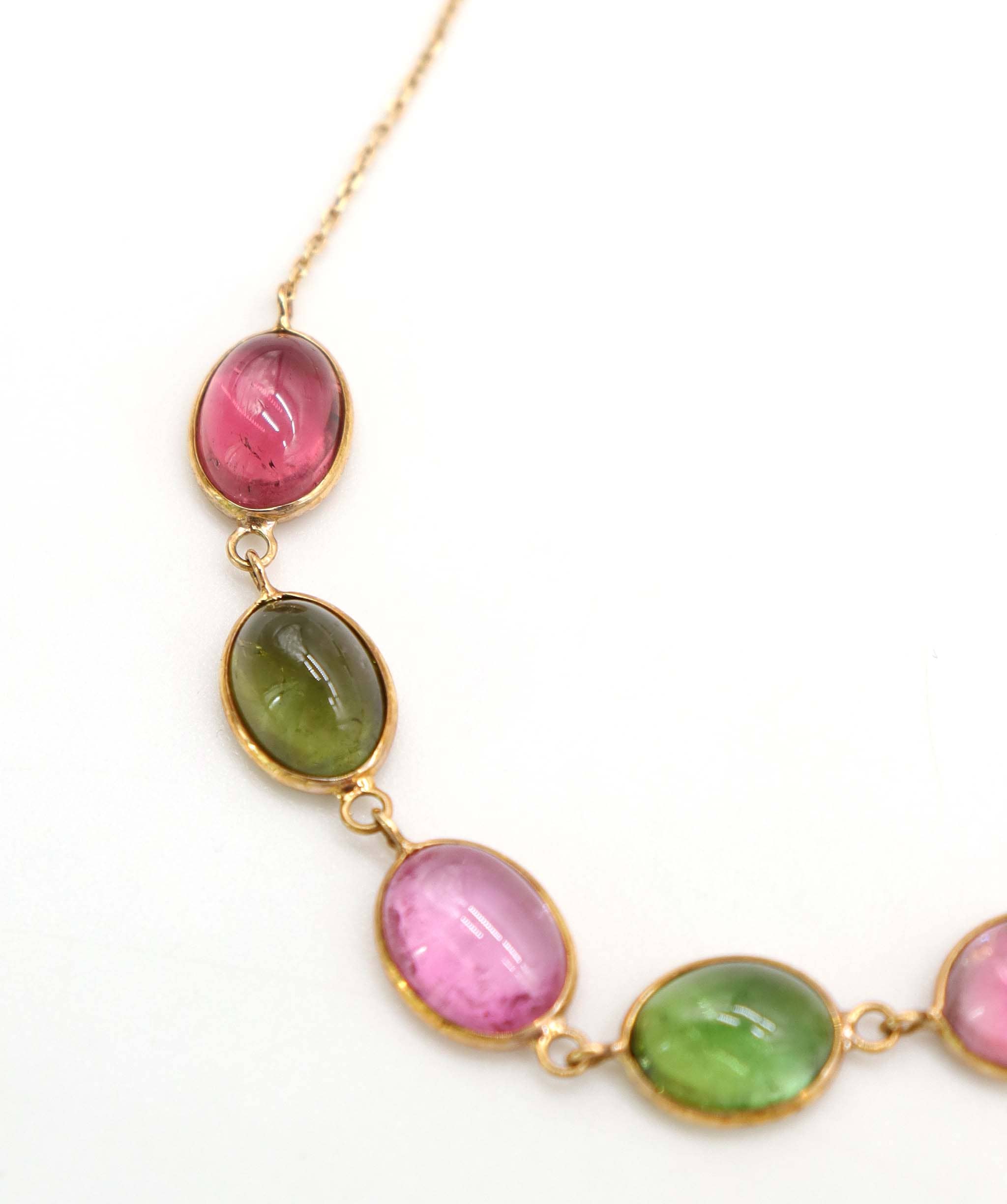 Luxury Promise 9.95ct Multi Colour Tourmaline Bracelet in 18K Yellow Gold DXBCS5099