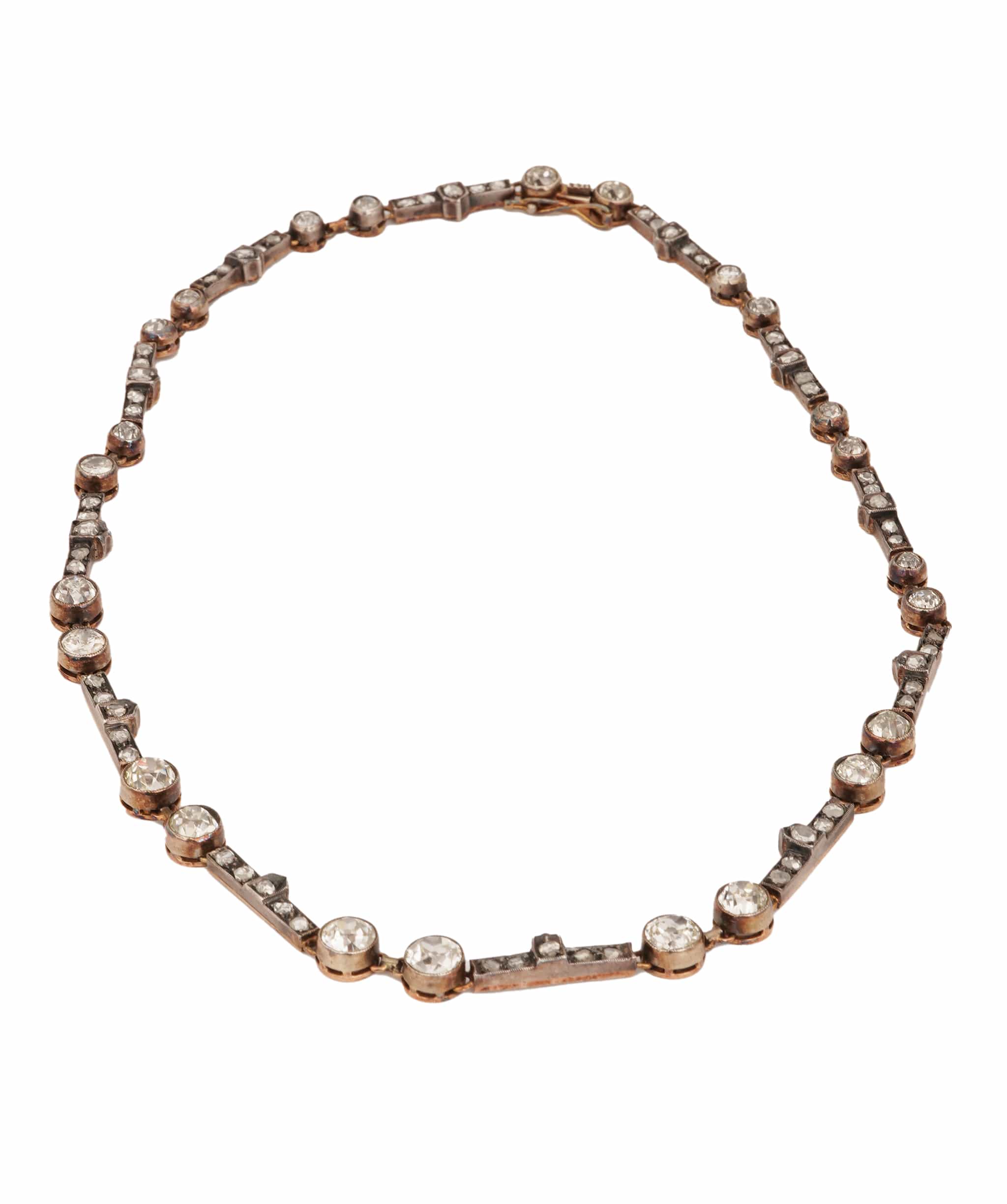 Luxury Promise Antique Diamond Necklace WA25051