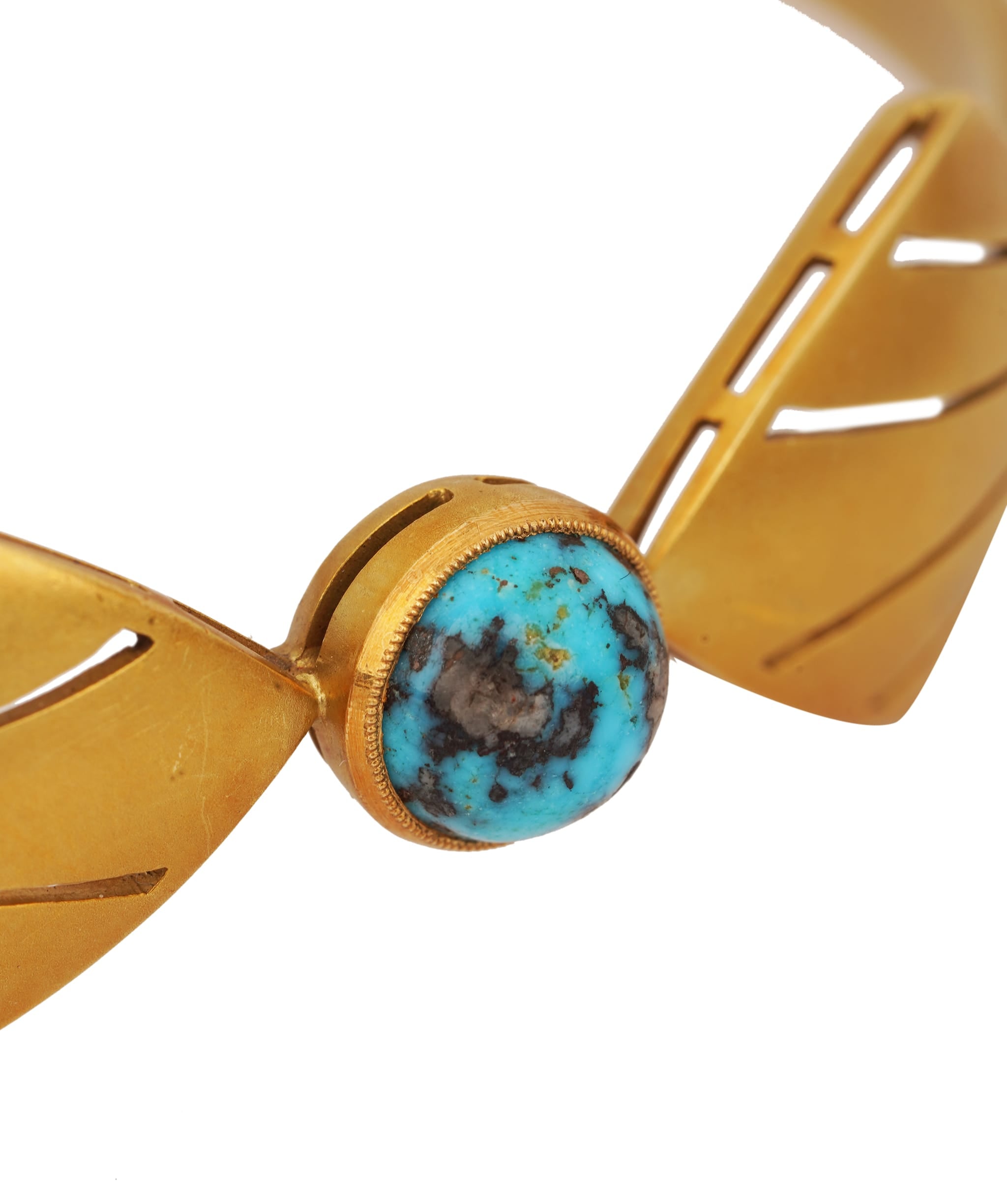 Luxury Promise Art Nouveau Style Turquoise Bangle WA25374