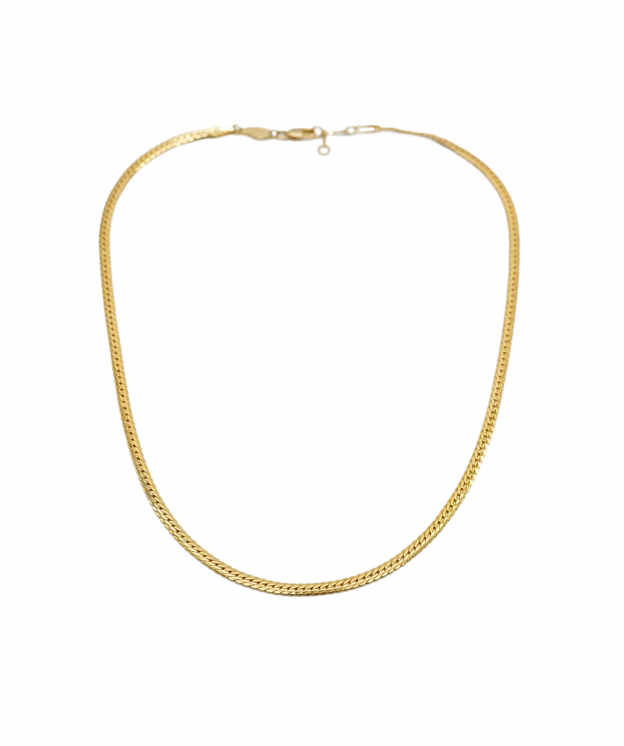 Luxury Promise Chain Thick Serene, 18K Gold ASL10073