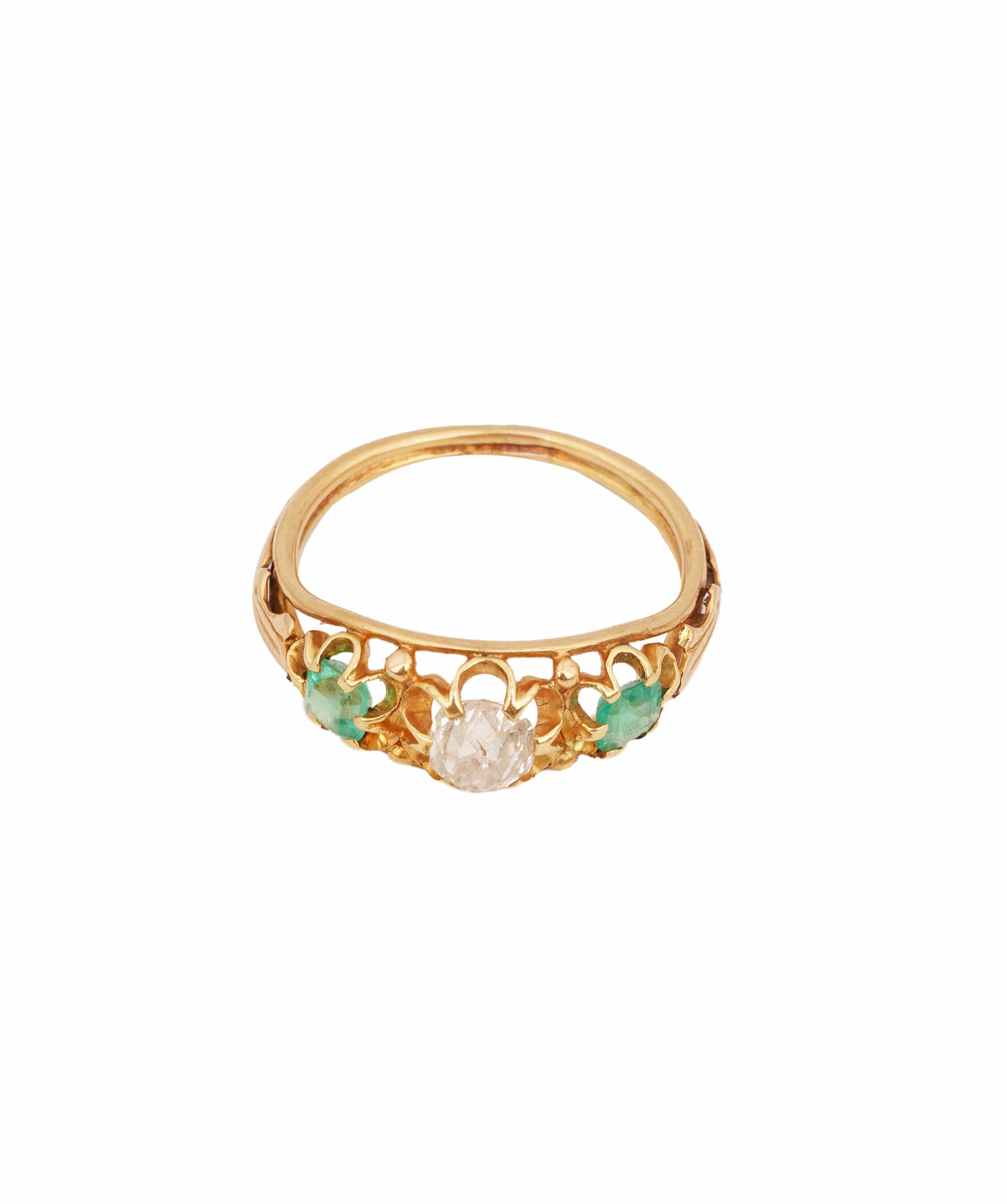 Luxury Promise EMERALD DIAMOND 5 STONE TB4