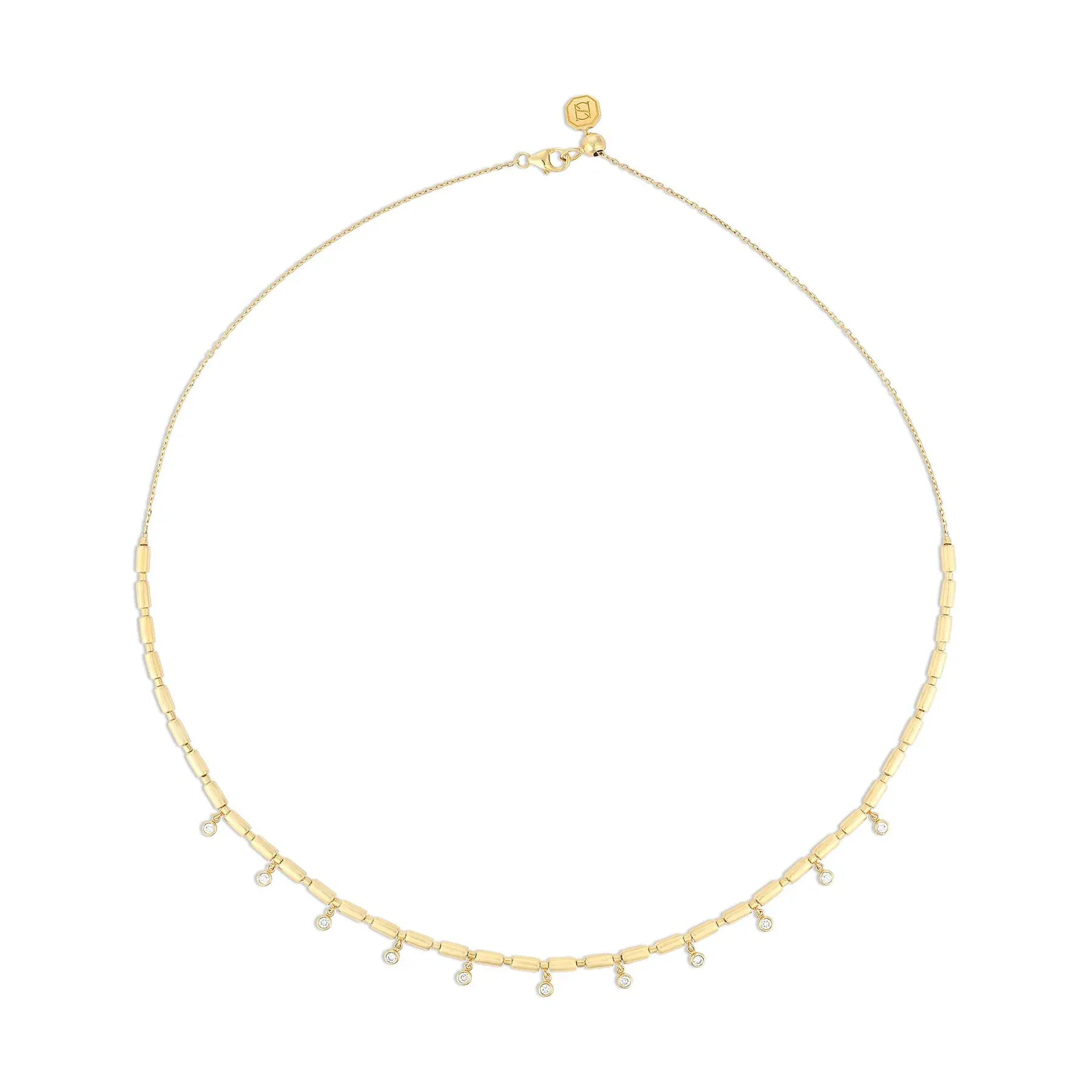 Luxury Promise ITERU SCATTERED NECKLACE - YELLOW GOLD NS022EN