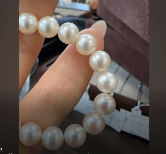 Luxury Promise K18 Akoya Pearl Necklace APL 6.3-7.0mm 27.0g Other items 26-27939-0