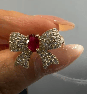 Luxury Promise K18 Ruby Ring 1J0722ZF9K4