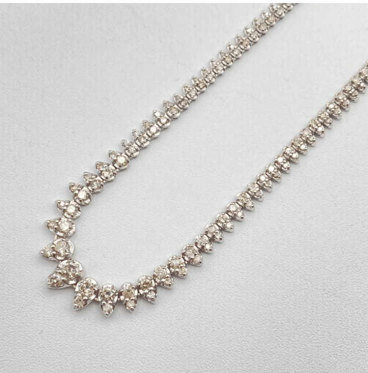 Luxury Promise K18WG Diamond Necklace D5.00 17.3g 55818