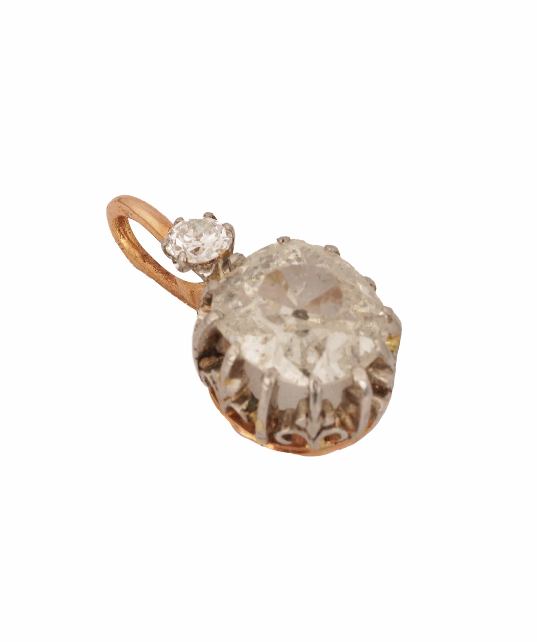 Luxury Promise Old-Cut Diamond Pendant in Box WA22002