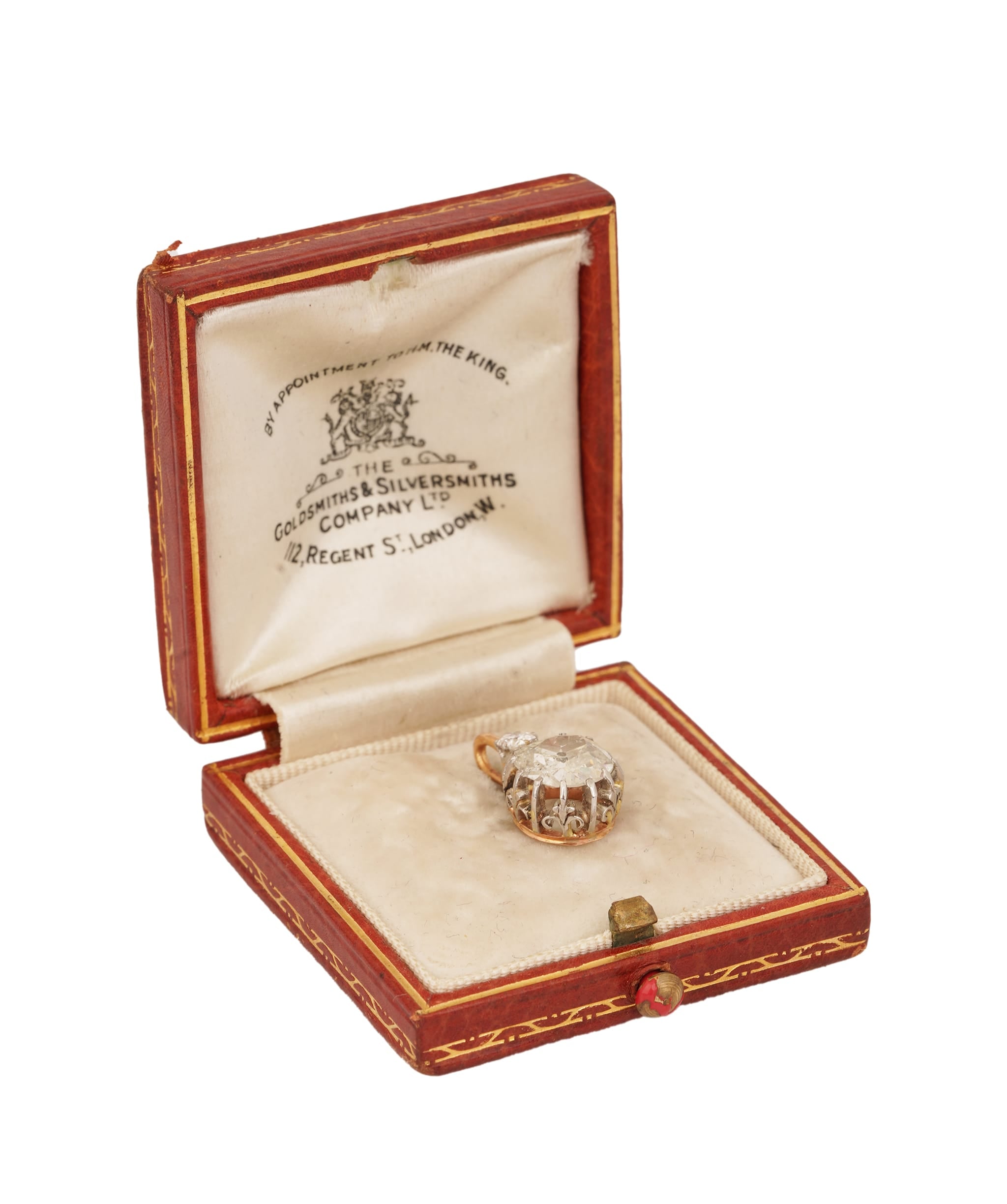 Luxury Promise Old-Cut Diamond Pendant in Box WA22002
