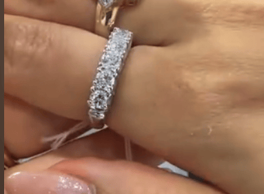Luxury Promise Pt900 Diamond Ring J06017VJEW