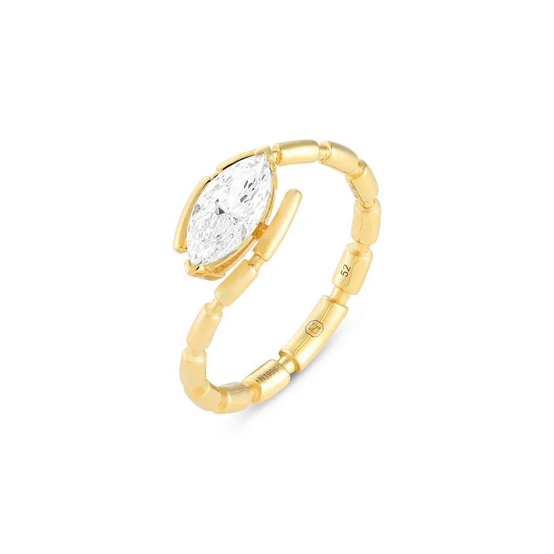 Luxury Promise URAEUS RING - YELLOW GOLD NS034EN