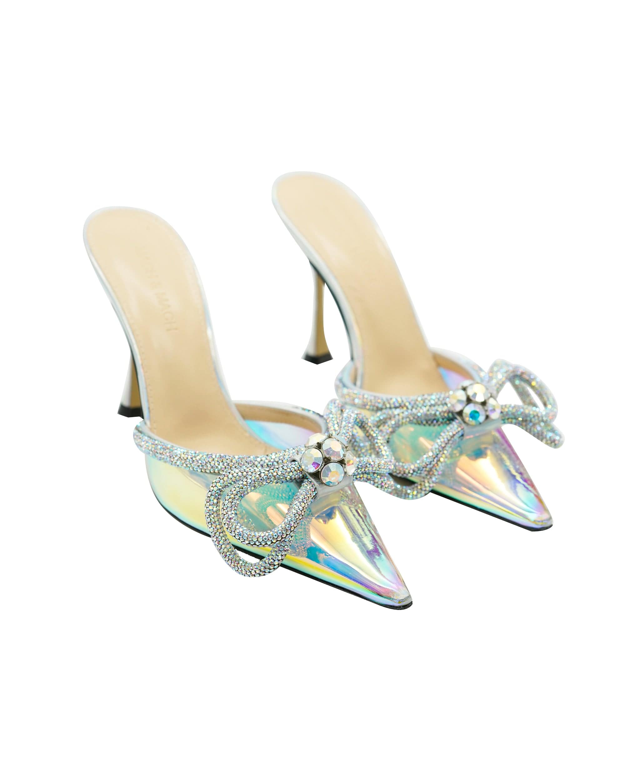 Luxury Promise Mach and Mach Chrome Glitter Heels ALC1946