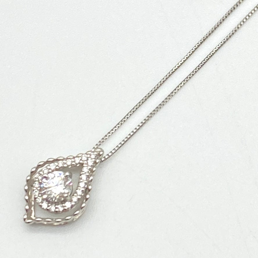 LUXURY PROMISE G-SI1-EX-MBPt900/850 Diamond Pen Neck D0.308 D0.09 3.4 Medium 51853