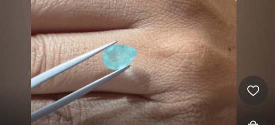 Luxury Promise 1.21ct Blue Paraiba Cuts (P-84) DXBCD1695