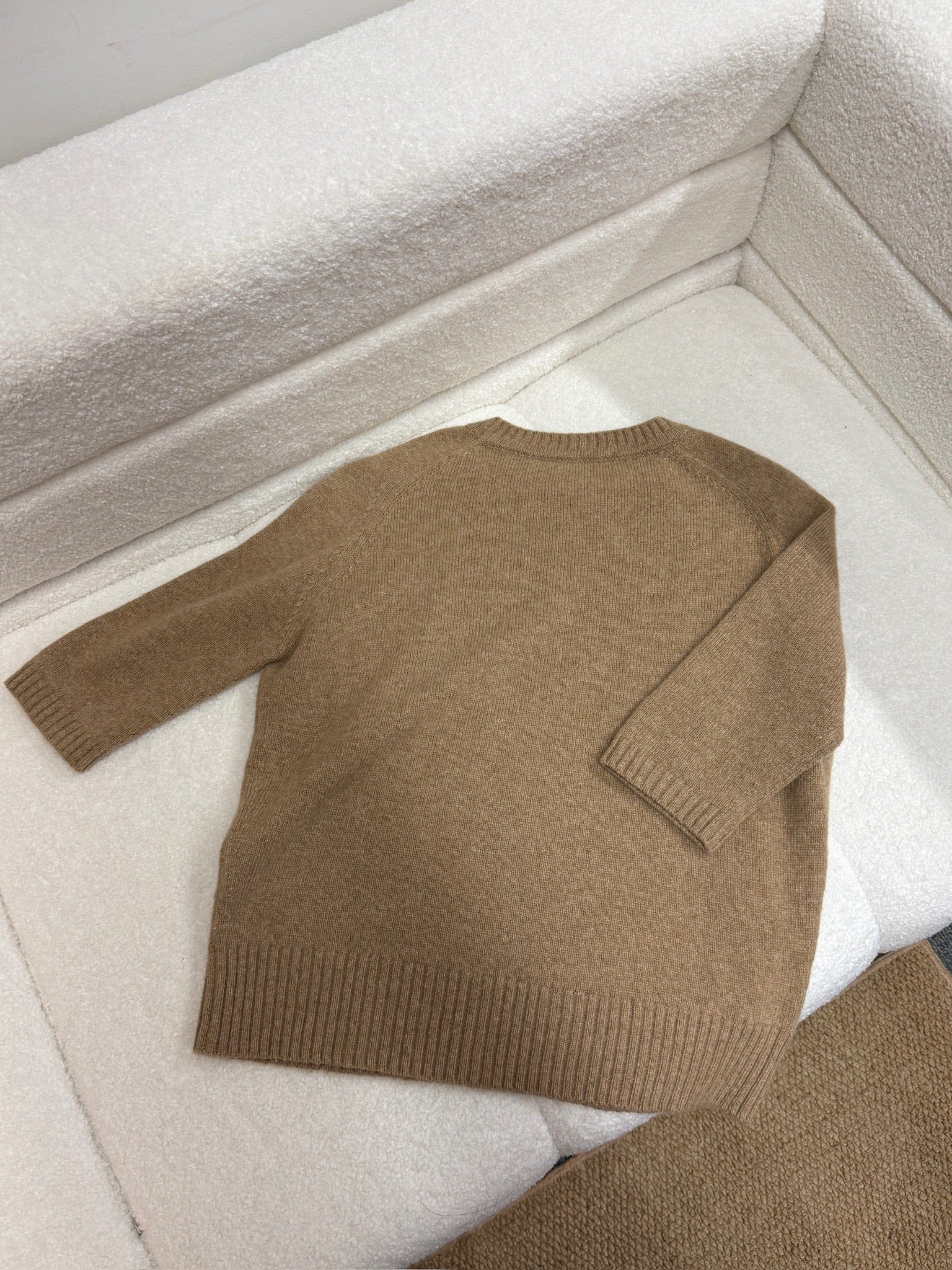 LUXURY PROMISE Gucci Horsebit-detailed leather-trimmed cashmere sweater