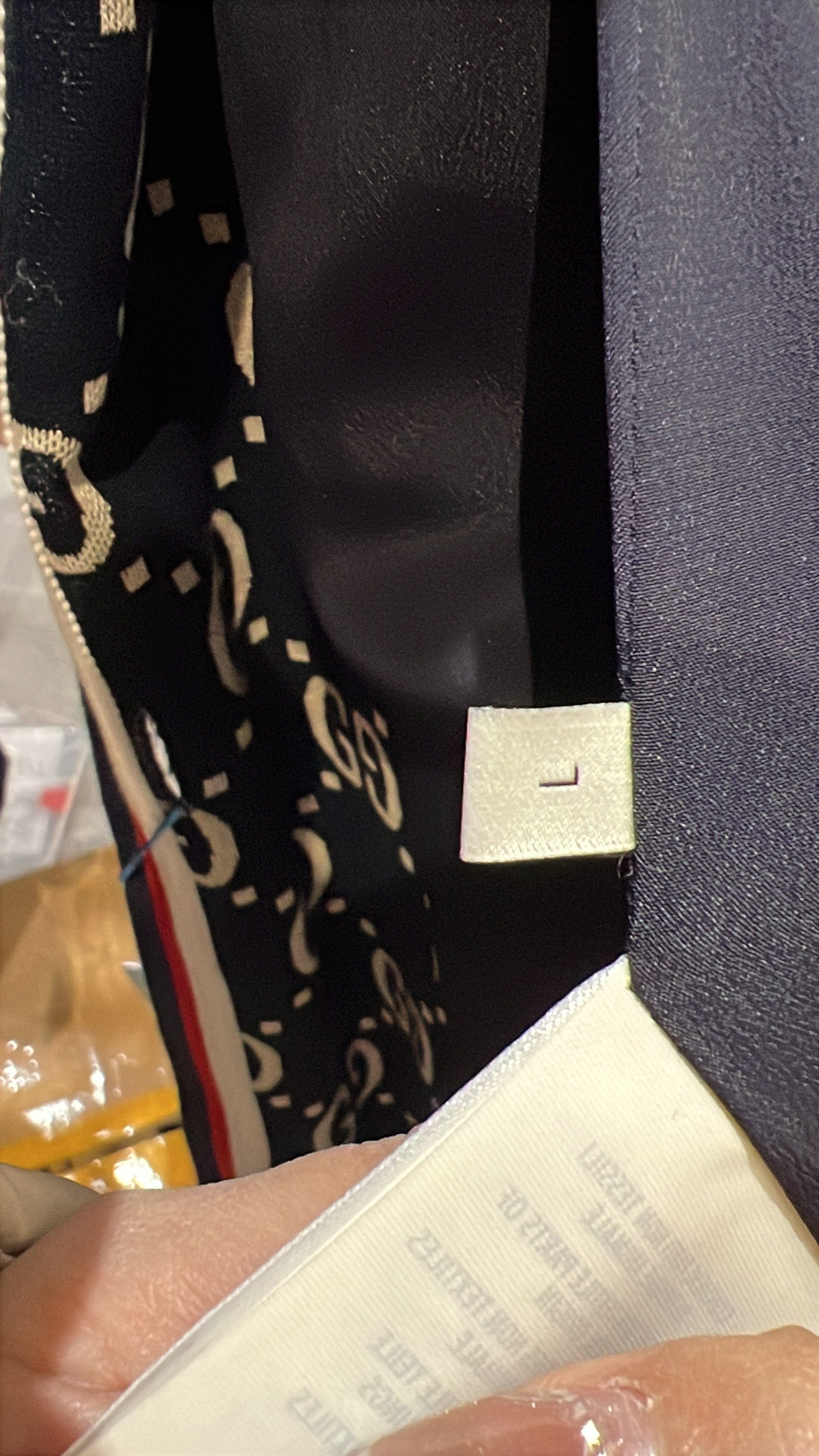 Luxury Promise Gucci Monogrammed Blazer Blue/White Sz L