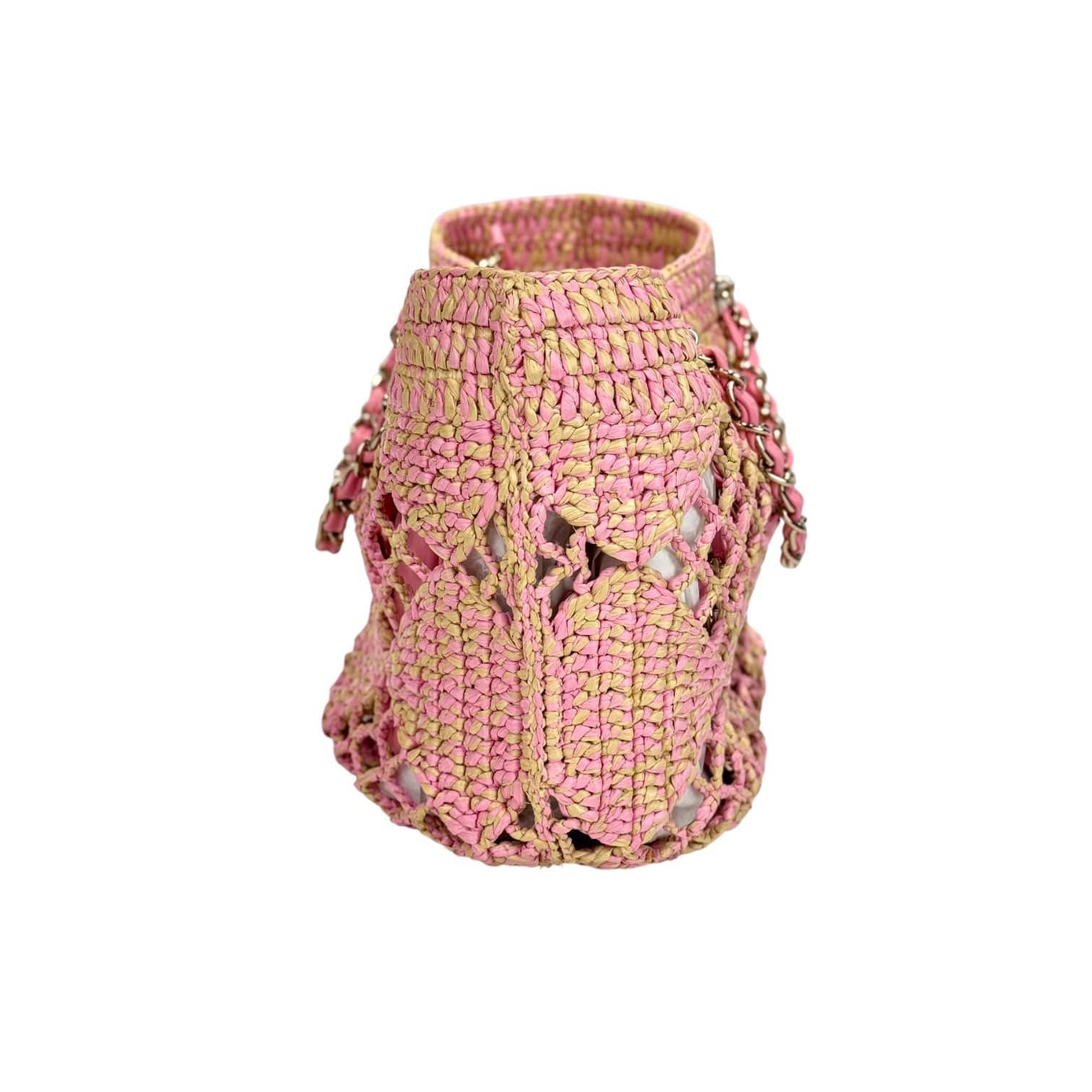 Luxury Promise Chanel Pink Coco Small Shopping Tote Bag