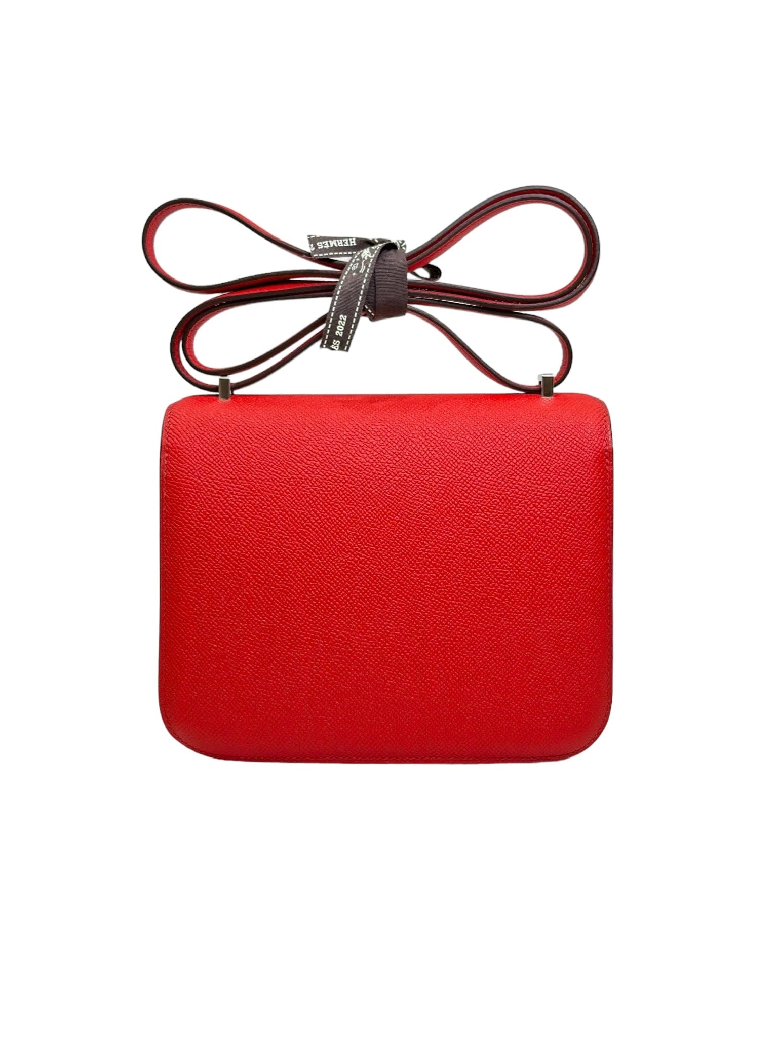 Luxury Promise Constance 18 Red Epsom with Pink Enamel Hardware