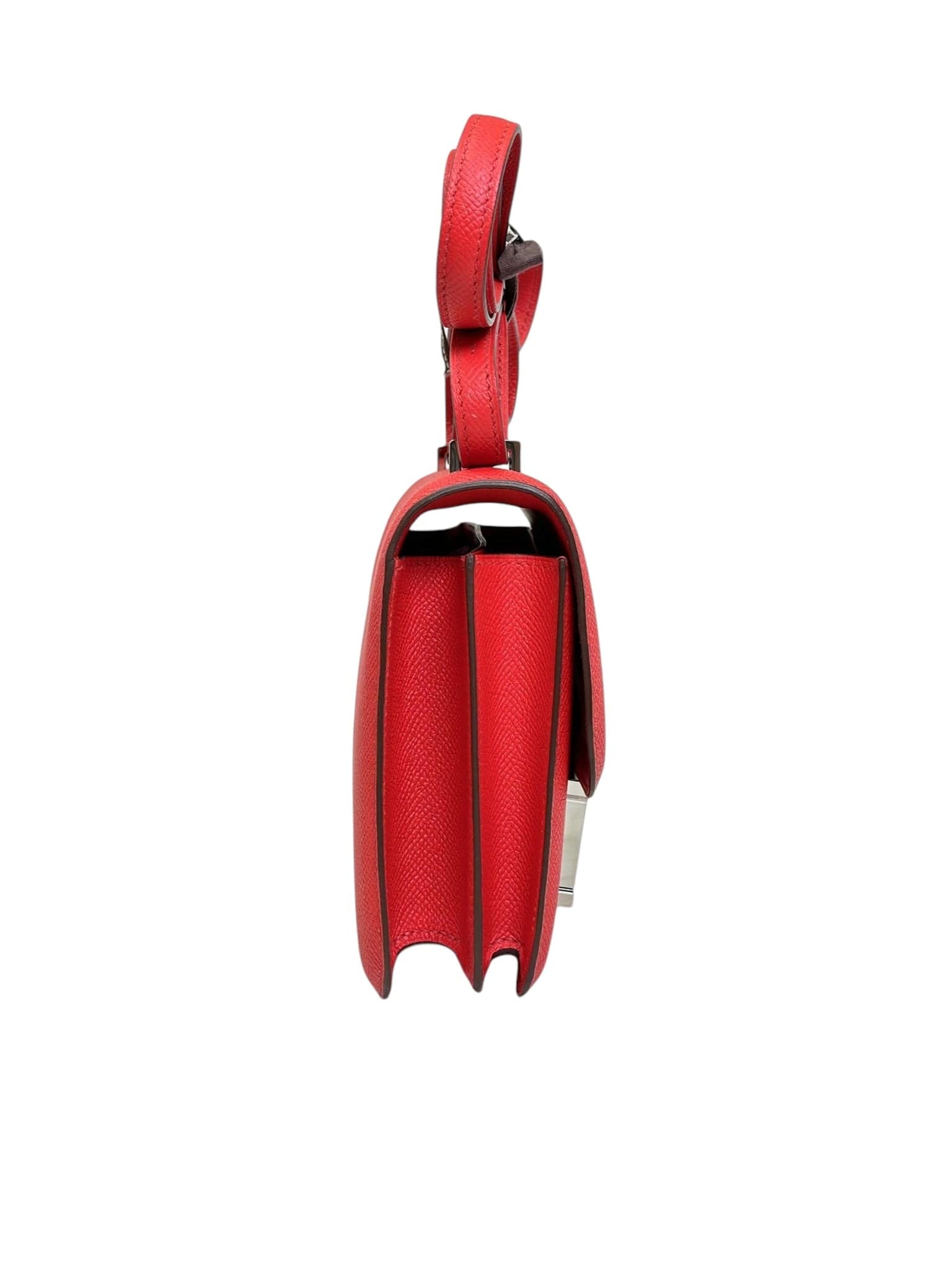 Luxury Promise Constance 18 Red Epsom with Pink Enamel Hardware