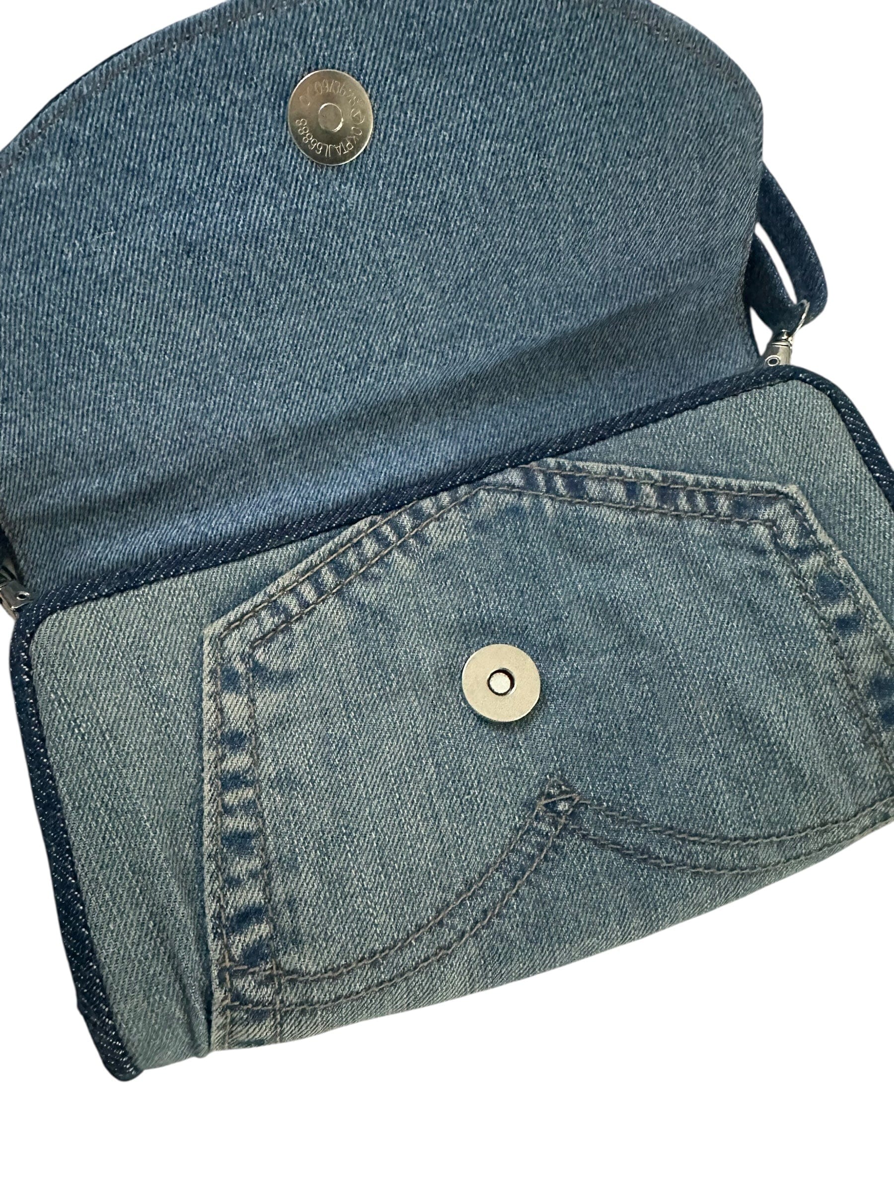 LUXURY PROMISE Crossbody Denim Jean Bag