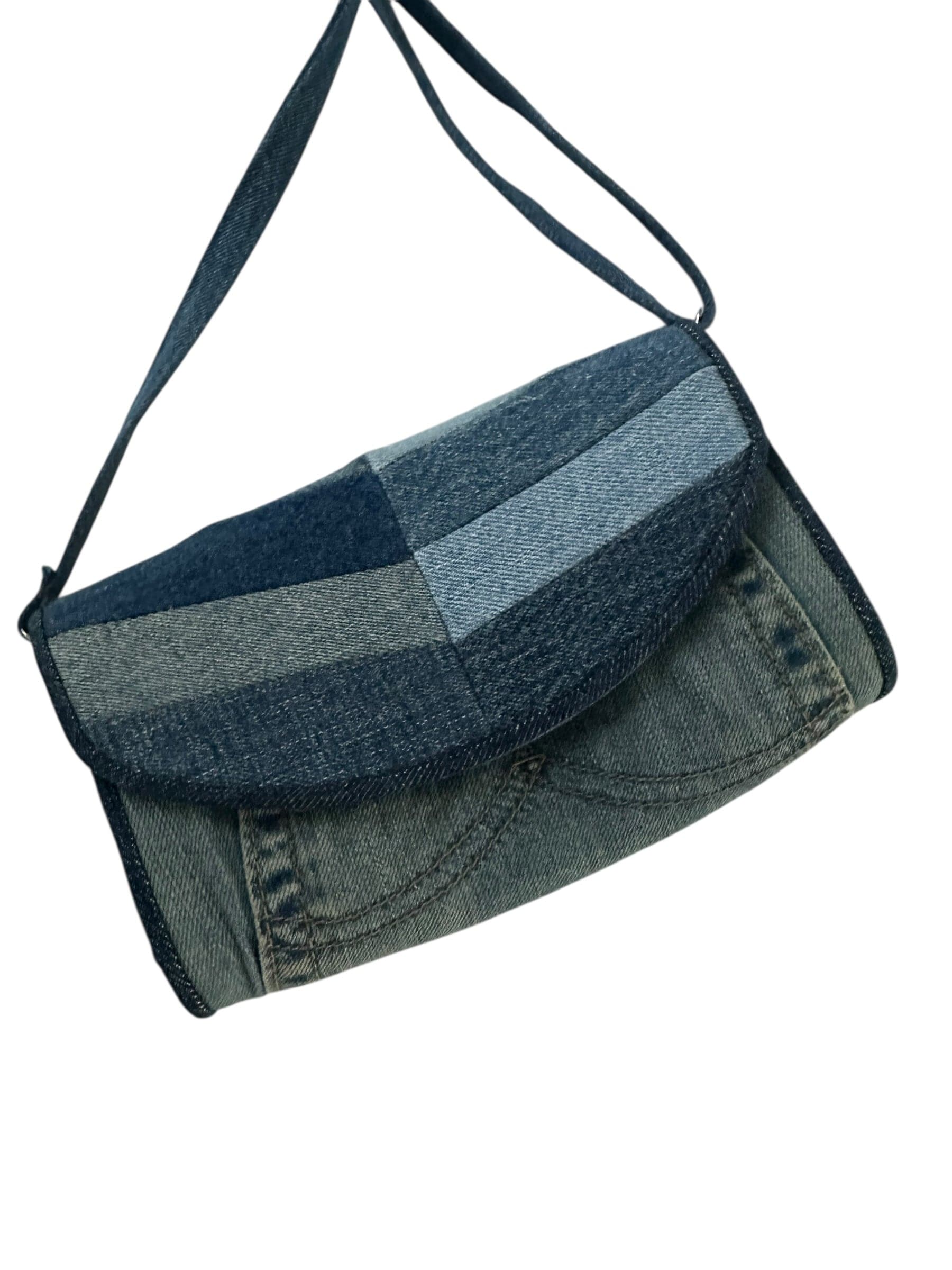 LUXURY PROMISE Crossbody Denim Jean Bag