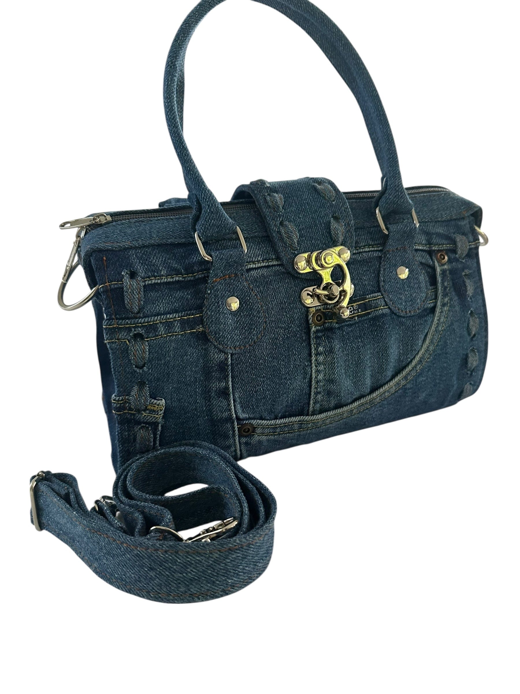 LUXURY PROMISE Denim Jean Speedy Bag