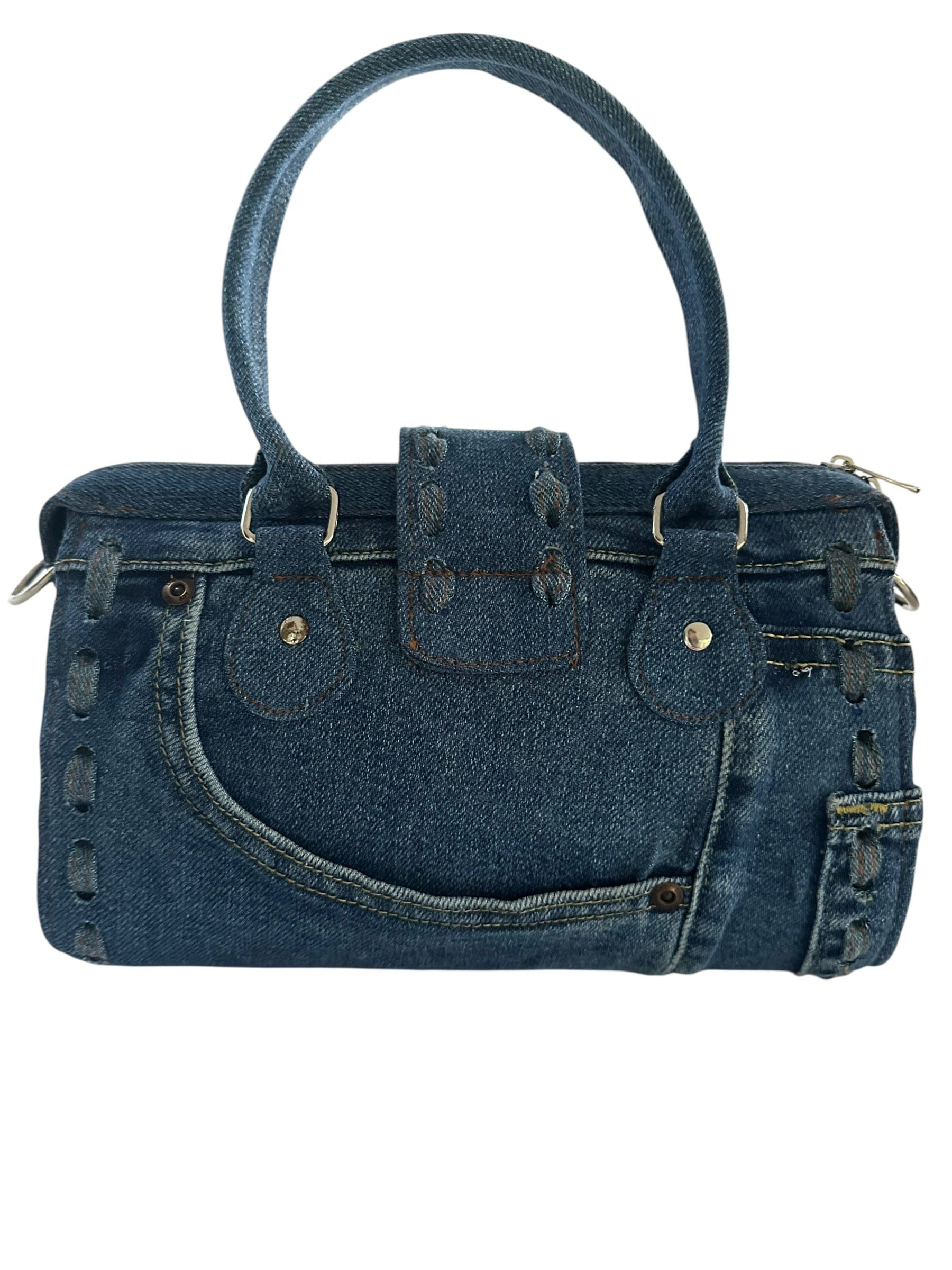 LUXURY PROMISE Denim Jean Speedy Bag