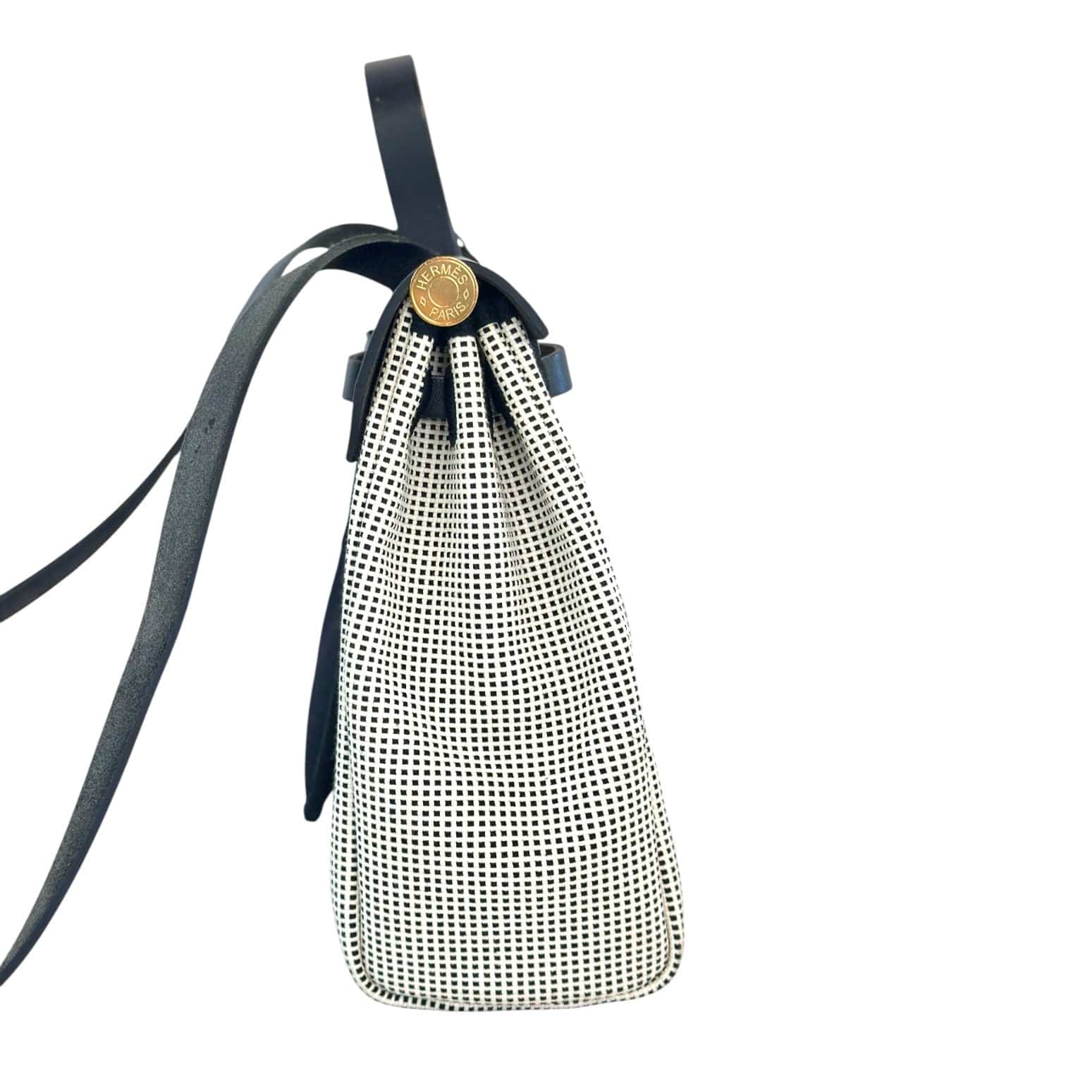 Luxury Promise Hermes Herbag Zip 31 Black/White