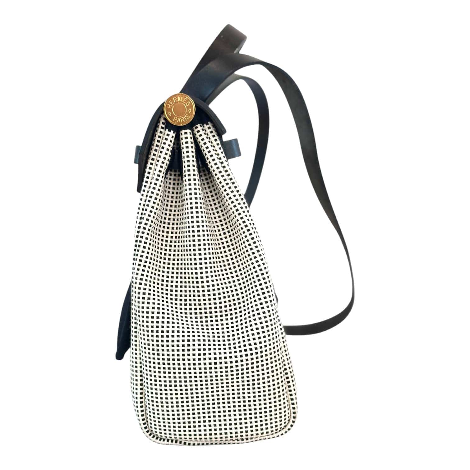 Luxury Promise Hermes Herbag Zip 31 Black/White
