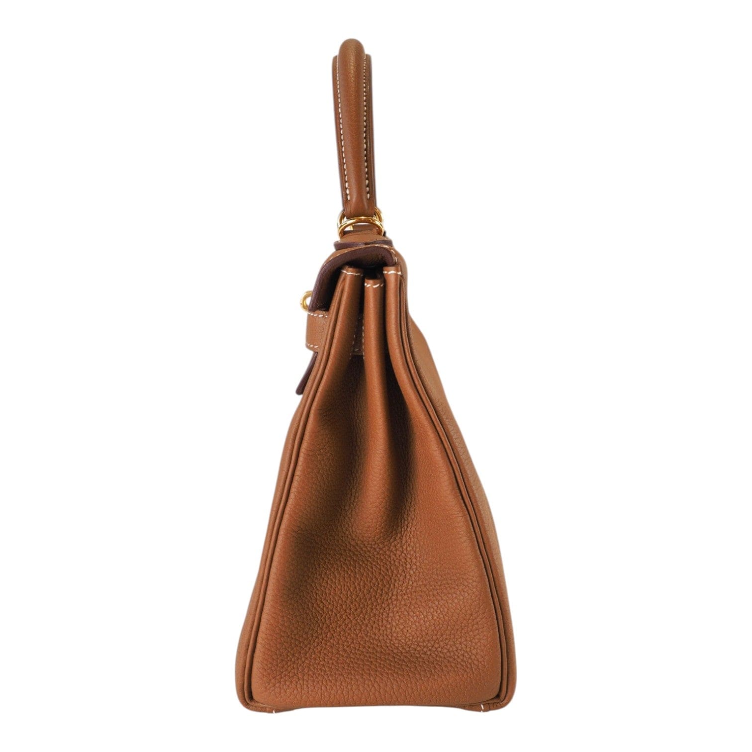 Luxury Promise Hermes Kelly 28cm Gold with GHW Togo Retourne - Full Set - Unused