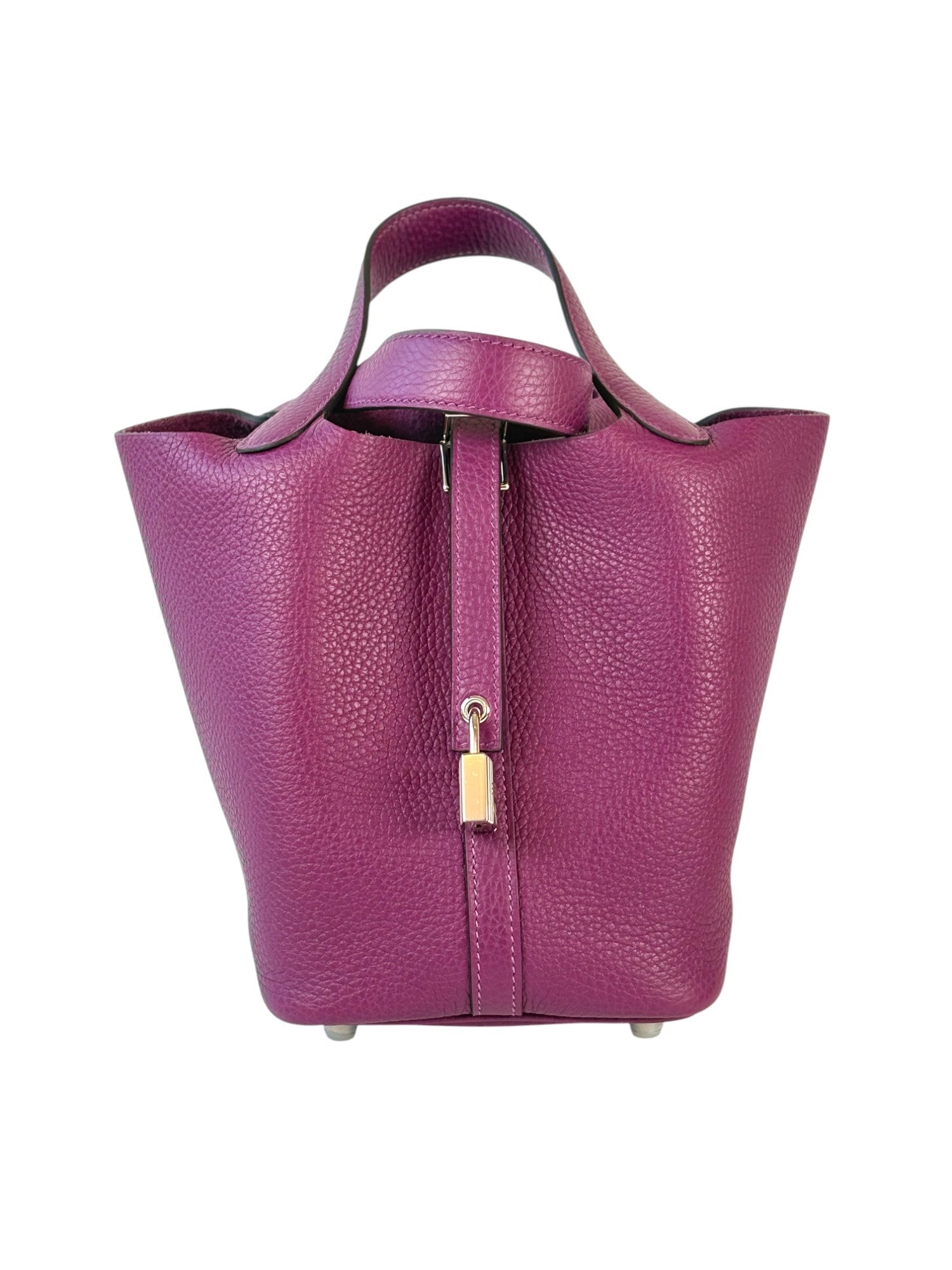 Luxury Promise Hermes Picotin 18cm Bag in Clemence Anemone - Z Stamp