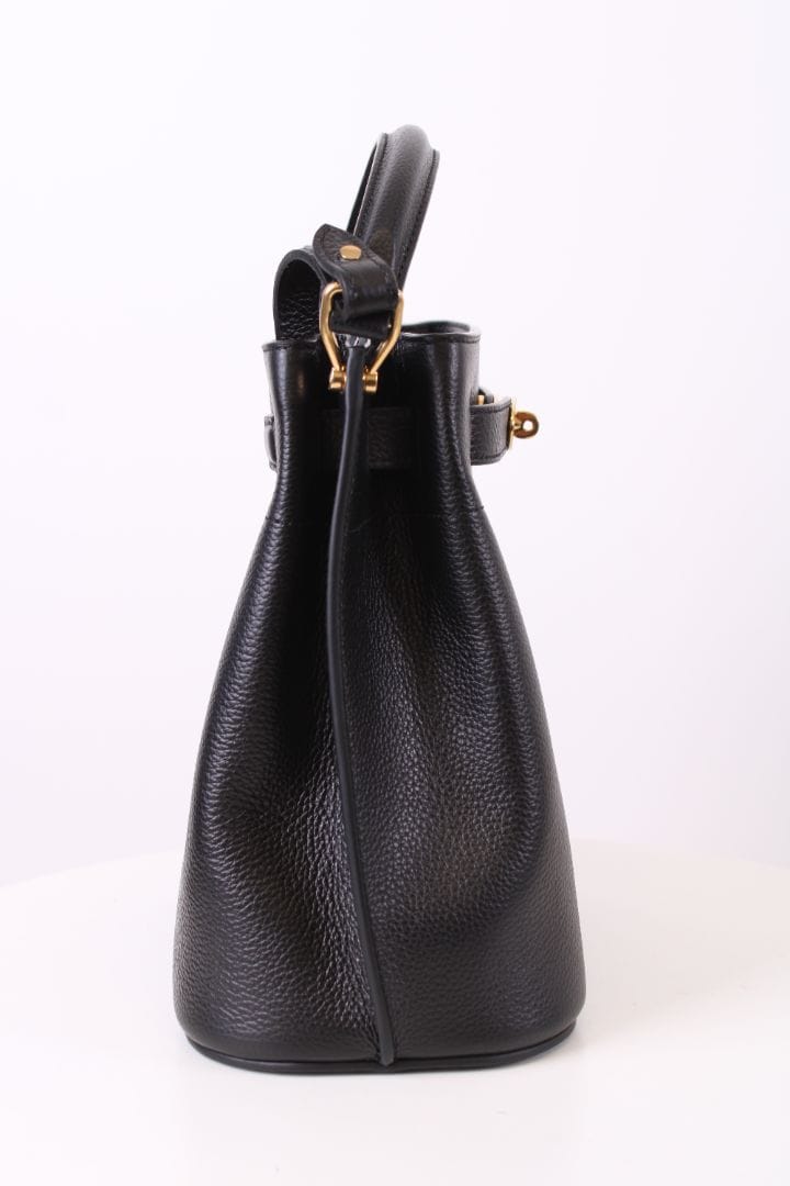 Luxury Promise Mulberry Islington Bucket Bag Black