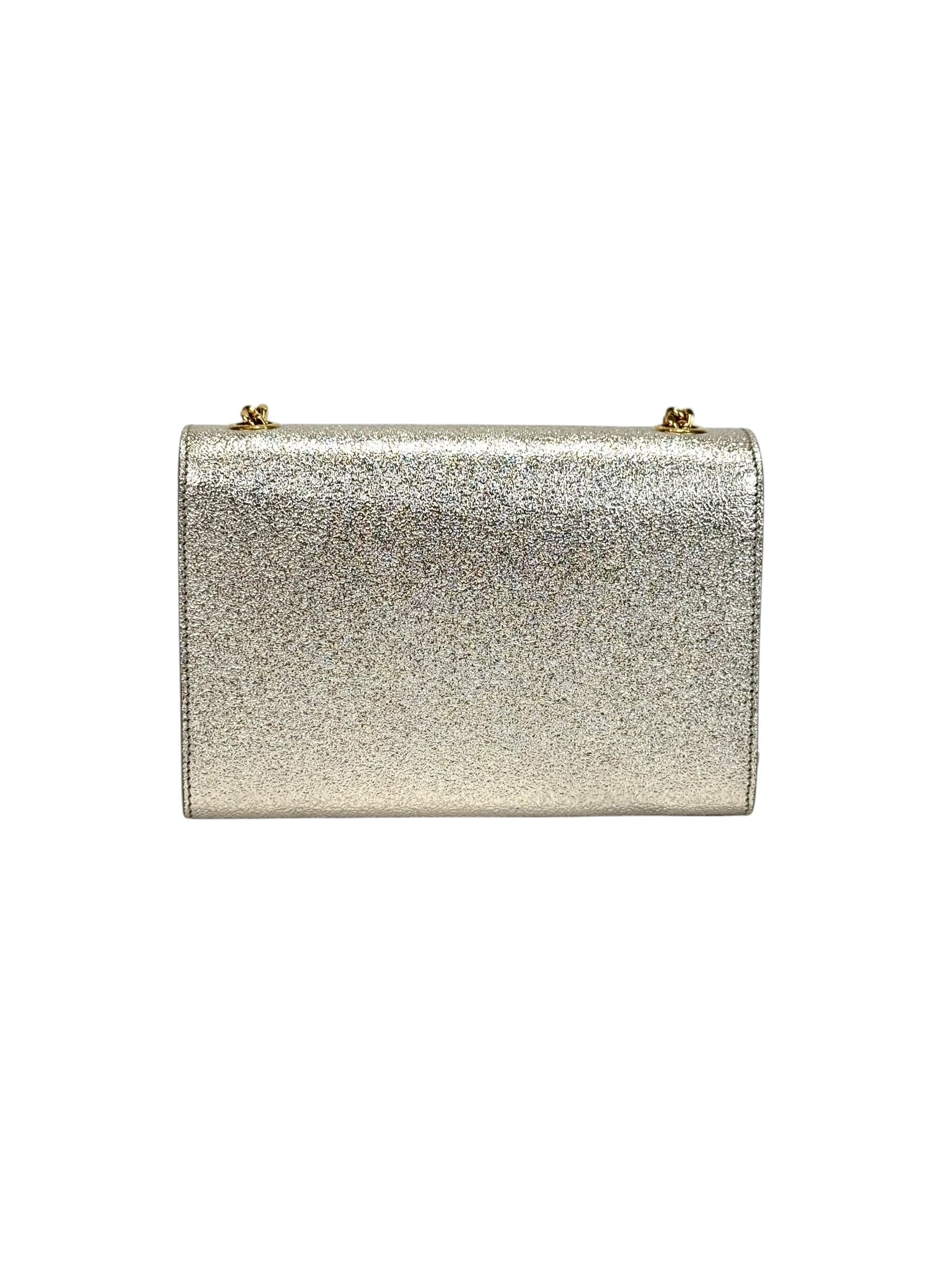 Luxury Promise YSL Mini Gold Kate Chain Bag