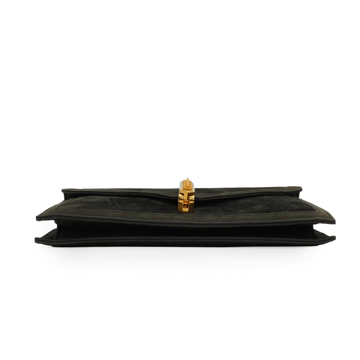 LUXURY PROMISE HERMES ALCAZAR DARK GRAY DOBLIS CHAIN SHOULDER BAG 1980 CIRCLE J GOLD HARDWARE 90334298