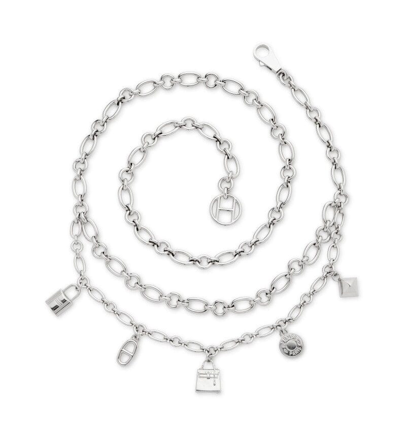 Luxury Promise Hermes Belt 5 Charms Olga PHW SCKX4105