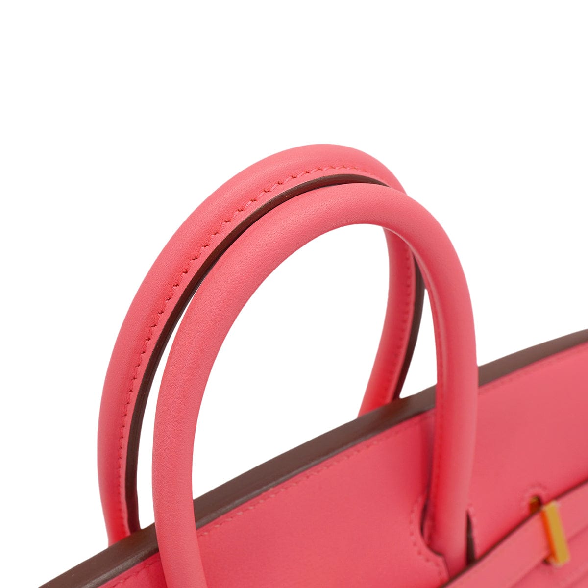 LUXURY PROMISE HERMES BIRKIN 25 ROSE AZALEE VEAU SWIFT HAND BAG 2017 A STAMP GOLD HARDWARE 90335151