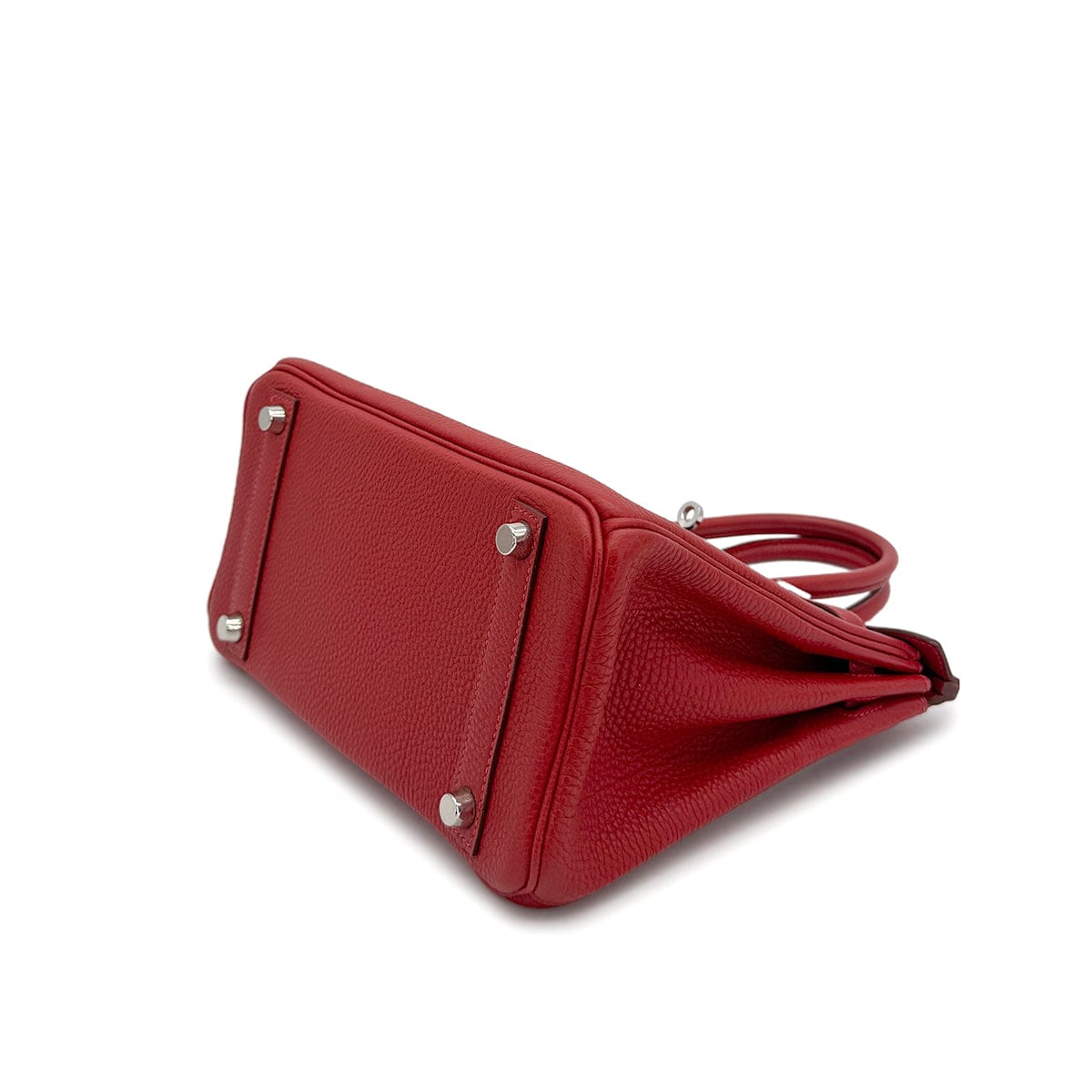 LUXURY PROMISE HERMES BIRKIN 25 ROUGE GARANCE TOGO HAND BAG □I PALLADIUM HARDWARE 90307832