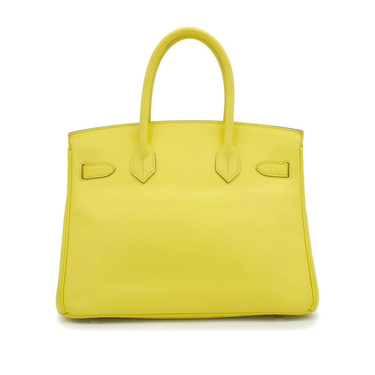 LUXURY PROMISE HERMES BIRKIN 30 LIME VEAU EPSOM HAND BAG 2011 SQUARE O GOLD HARDWARE 90339827