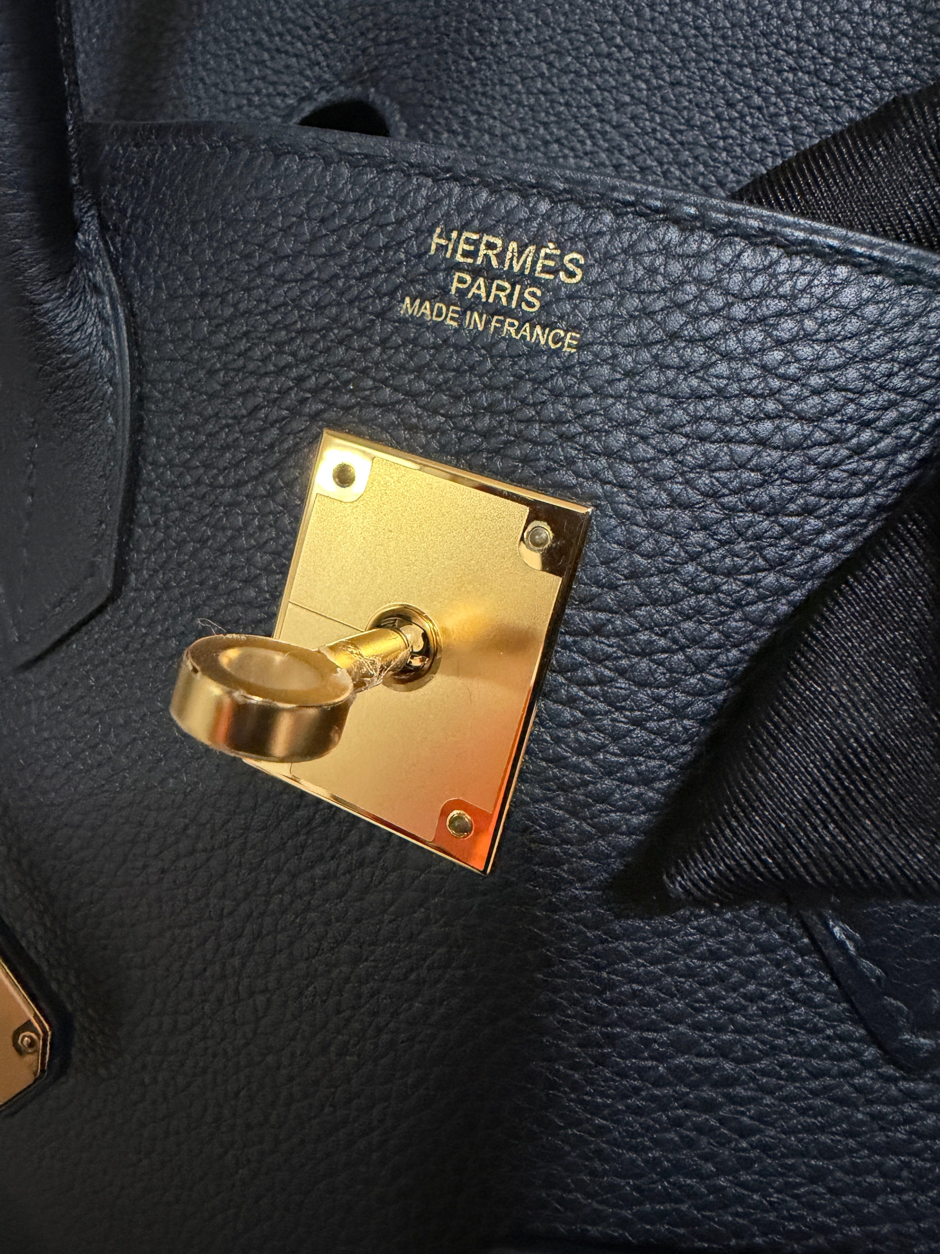 Luxury Promise Hermès Birkin 30 – Noir Togo – Gold Hardware – Stamp A