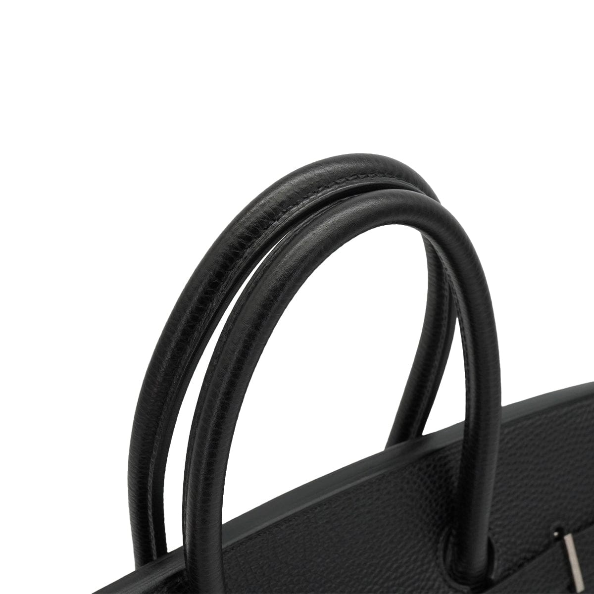 LUXURY PROMISE HERMES BIRKIN 35 BLACK TOGO HAND BAG 2004 SQUARE H PALLADIUM HARDWARE 90341158