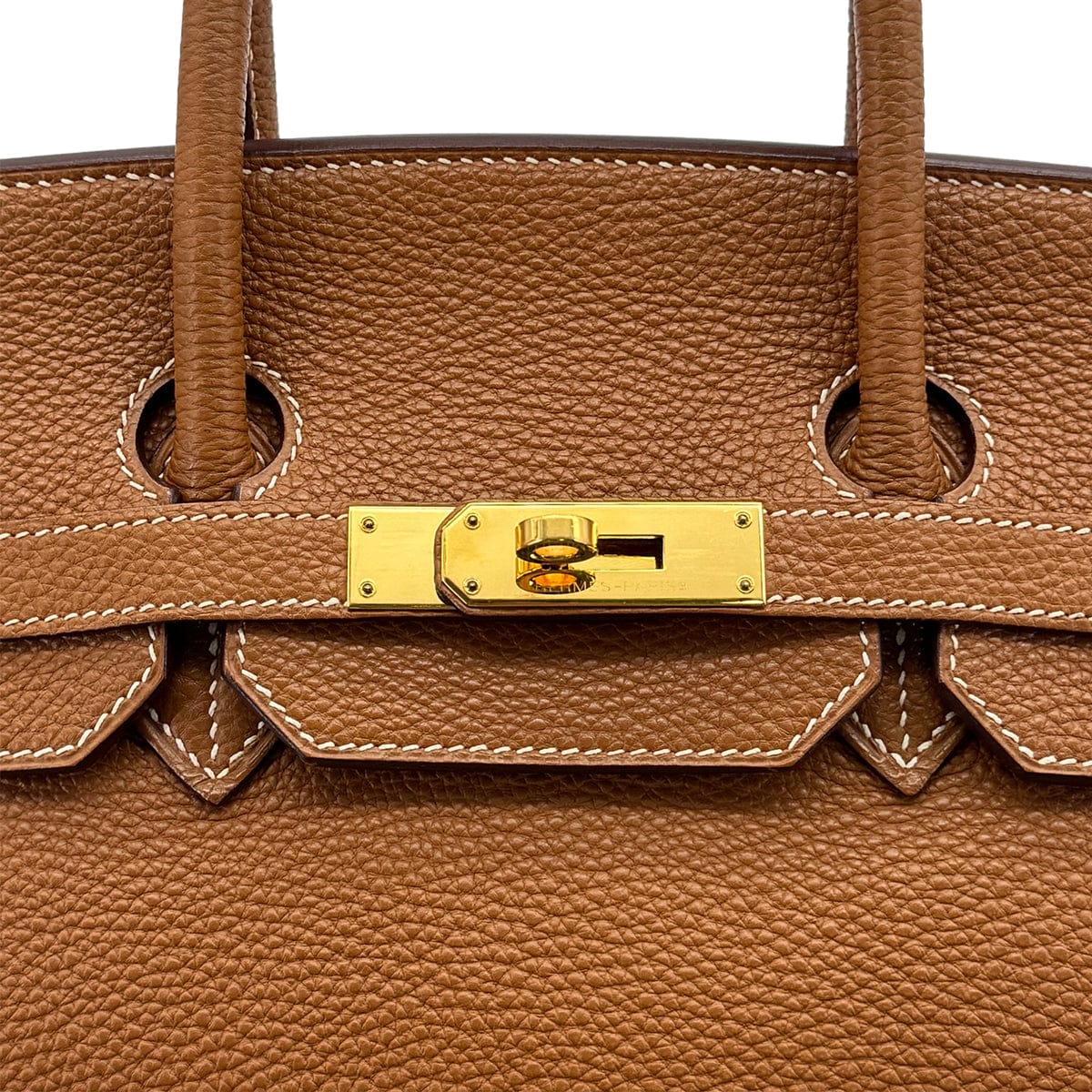 LUXURY PROMISE HERMES BIRKIN 35 GOLD TOGO HAND BAG 2006 SQUARE J GOLD HARDWARE 90325632