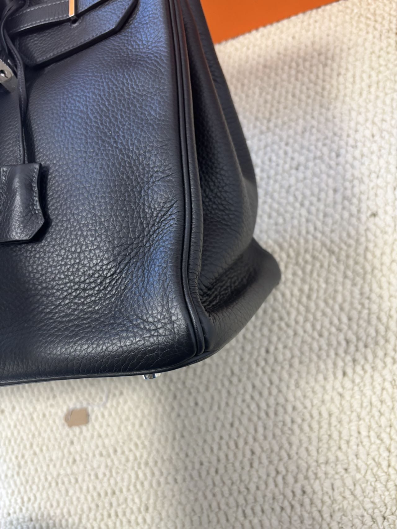 LUXURY PROMISE Hermès Birkin 40 | Plomb Togo with Palladium Hardware