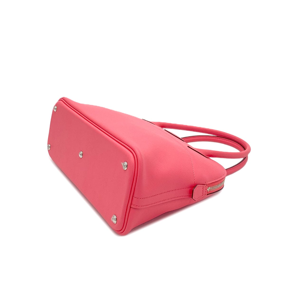 LUXURY PROMISE HERMES BOLIDE 27 ROSE AZALEE VEAU SWIFT HAND SHOULDER BAG A 90285098