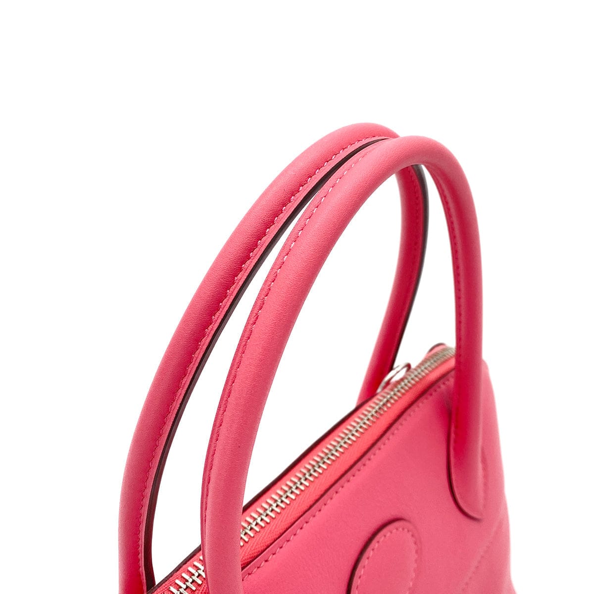 LUXURY PROMISE HERMES BOLIDE 27 ROSE AZALEE VEAU SWIFT HAND SHOULDER BAG A 90285098