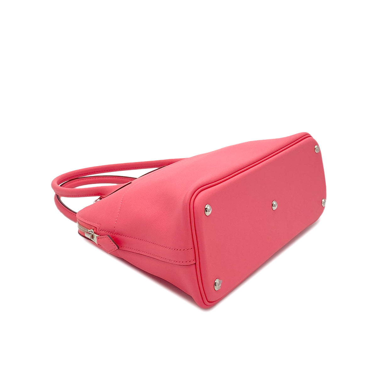LUXURY PROMISE HERMES BOLIDE 27 ROSE AZALEE VEAU SWIFT HAND SHOULDER BAG A 90285098