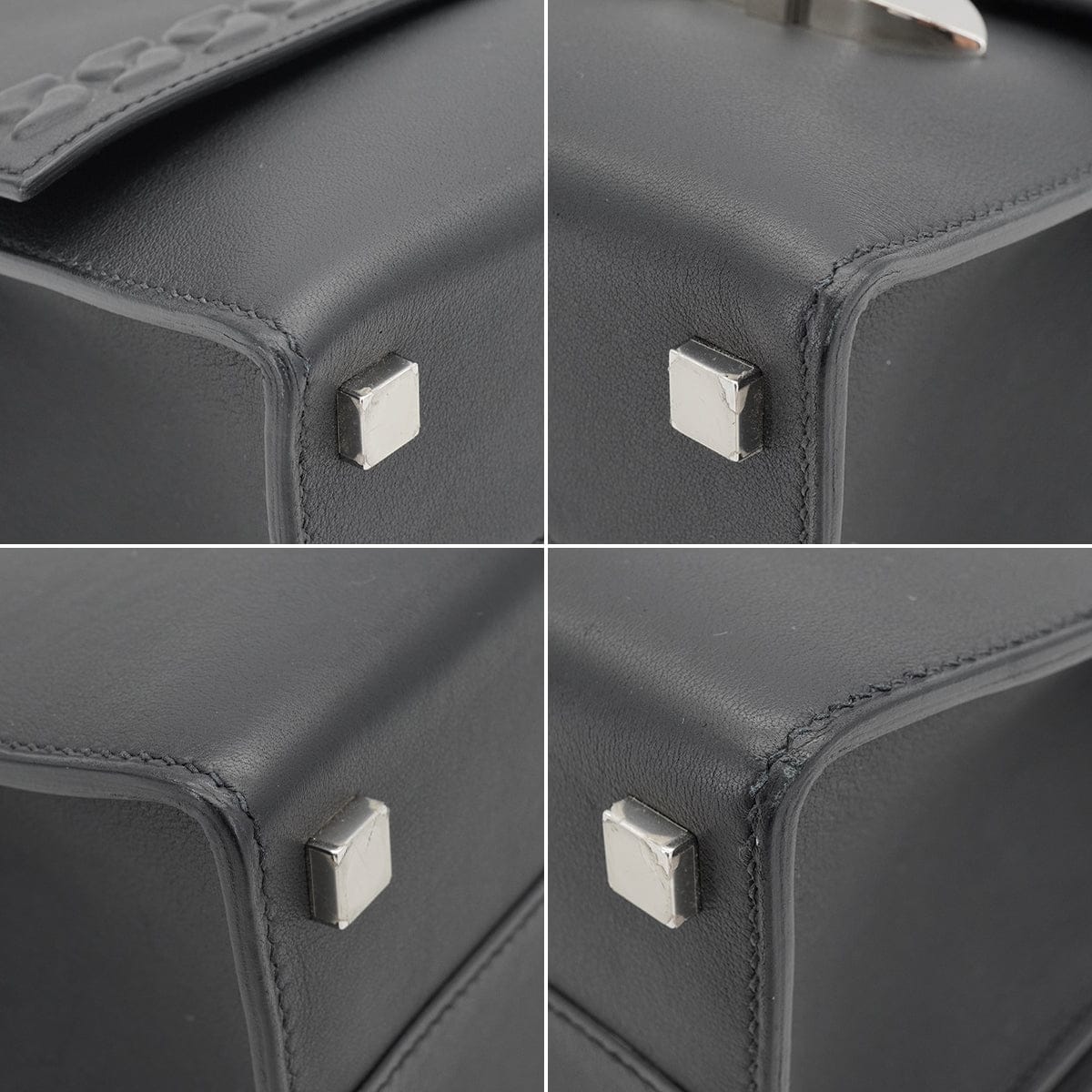 LUXURY PROMISE HERMES BOUCLE SELLIER BLACK VEAU SWIFT HAND SHOULDER BAG 2023 B STMP PALLADIUM HARDWARE 90335568
