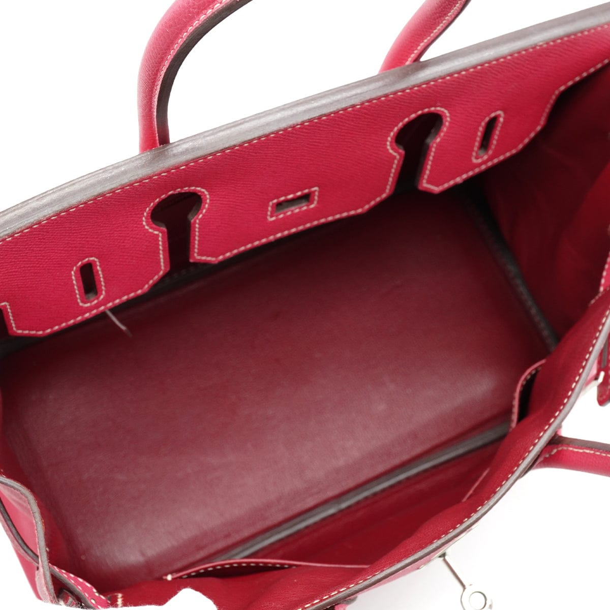 Luxury Promise HERMES CANDY BIRKIN 30 ROSE TYRIEN RUBIS VEAU EPSOM HAND BAG 2011 SQUARE O PALLADIUM HARDWARE 90343000