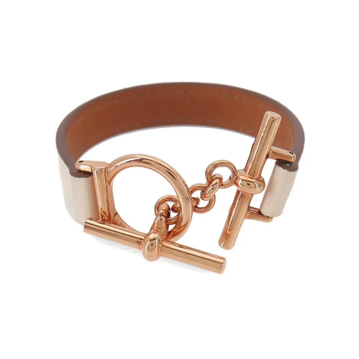LUXURY PROMISE HERMES Croisiere Simple Tour Bracelet Swift Nata T2 Accessory 90328441
