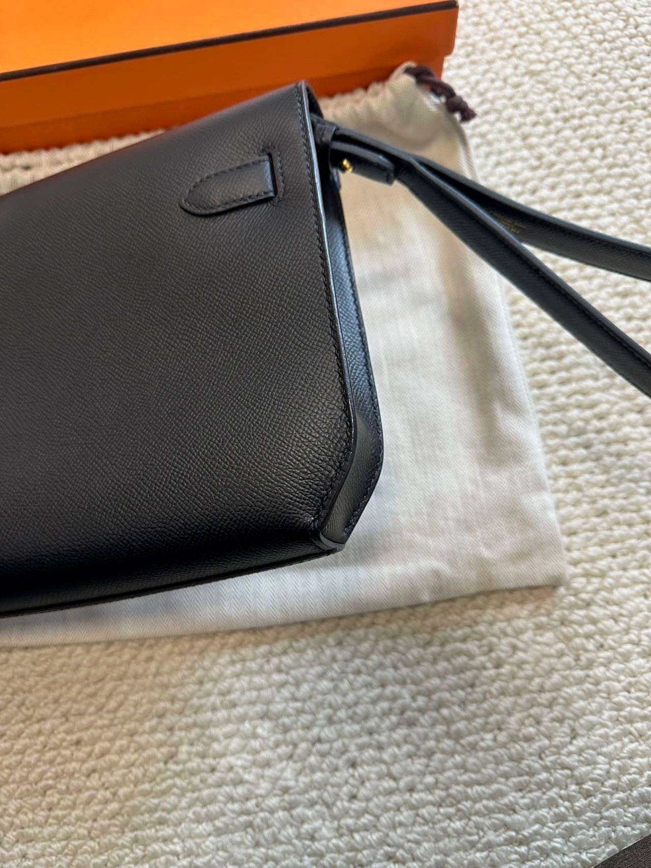 LUXURY PROMISE Hermès Dépêches 25 D Epsom Leather – Full Set